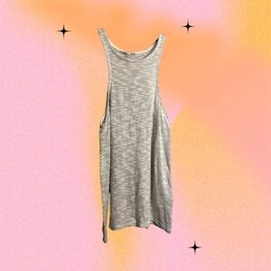 Beige Sleeveless Tank Top